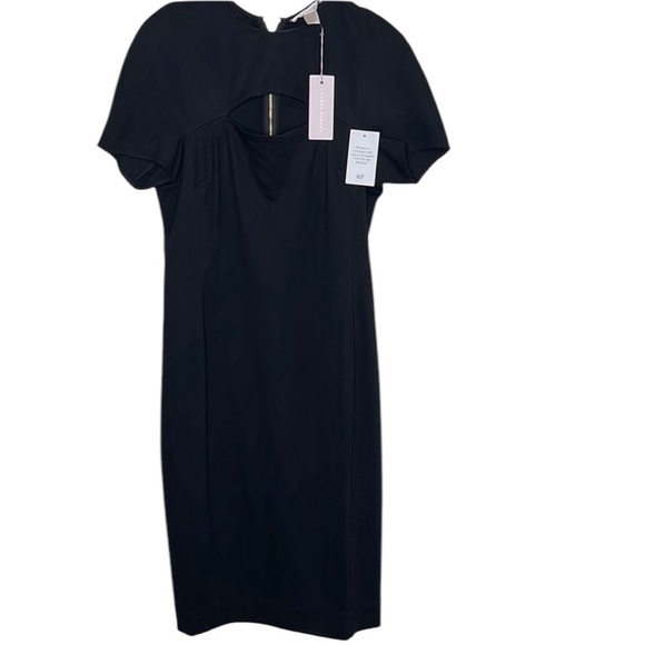 NWT Rachel Parcell Black Cutout Full Zip Bodycon Dress Women Size XXL BLEMISH - Picture 1 of 5